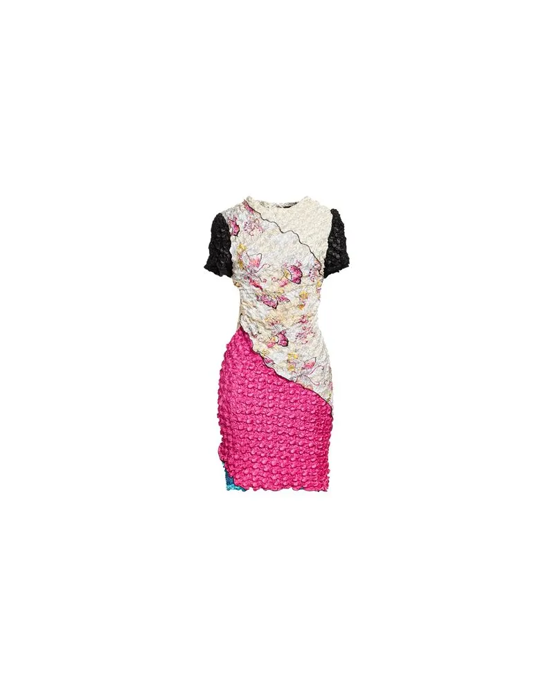 Marine Serre KLEIDER - Mini-Kleiderauf YOOX.COM Taubenblau