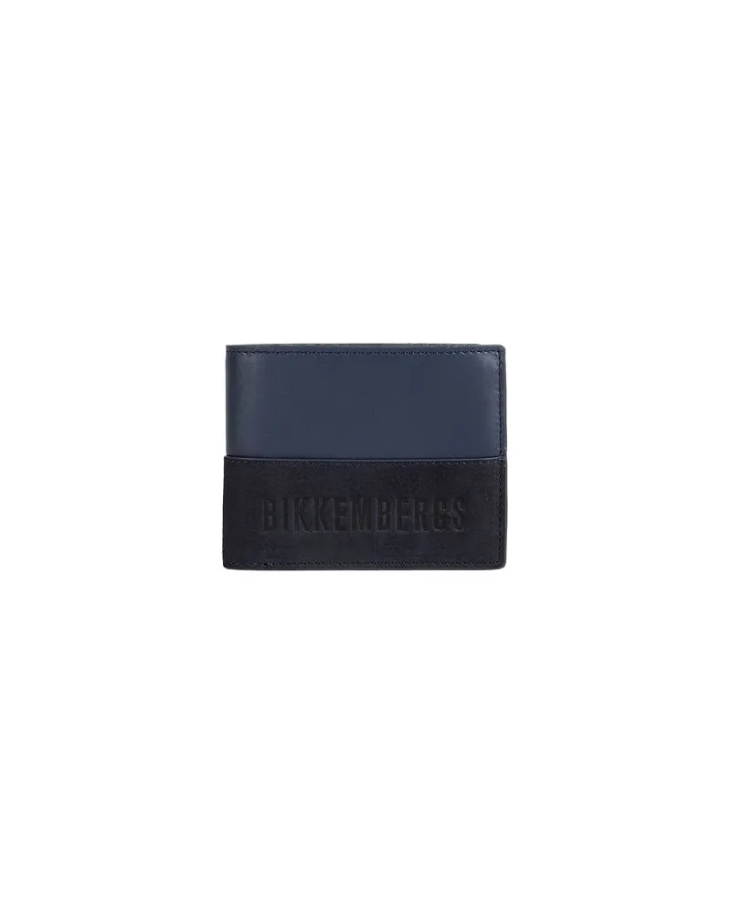 Bikkembergs Kleinlederwaren - Brieftaschenauf YOOX.COM Nachtblau