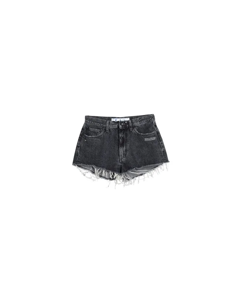 OFF-WHITE HOSEN & RÖCKE - Jeansshortsauf YOOX.COM Schwarz