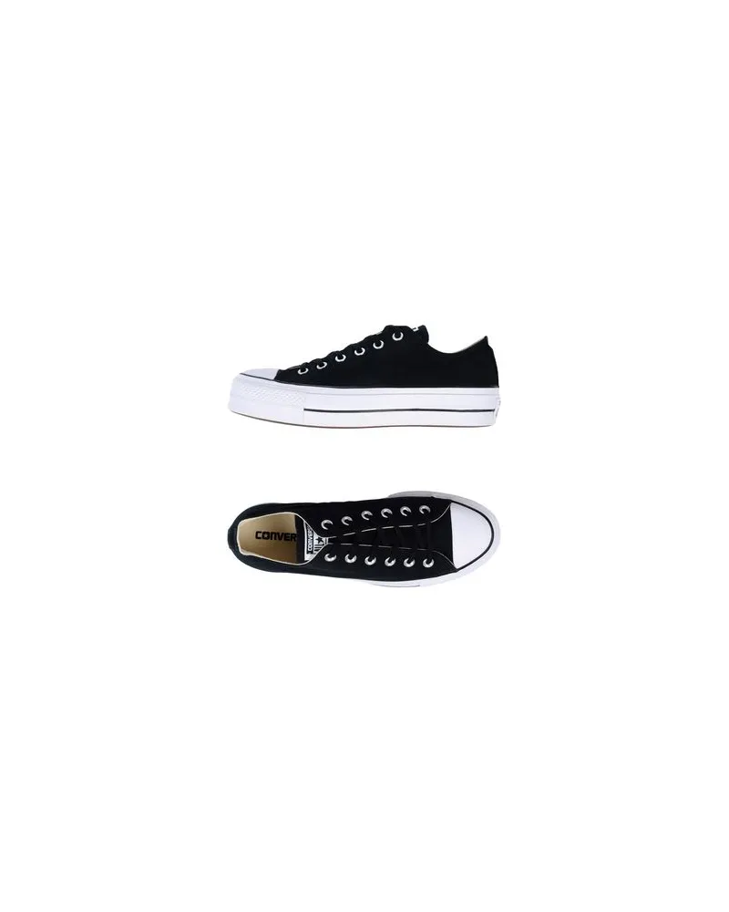 Converse CTAS OX LIFT CLEAN CORE CANVAS  - SCHUHE - Sneakersauf YOOX.COM Schwarz