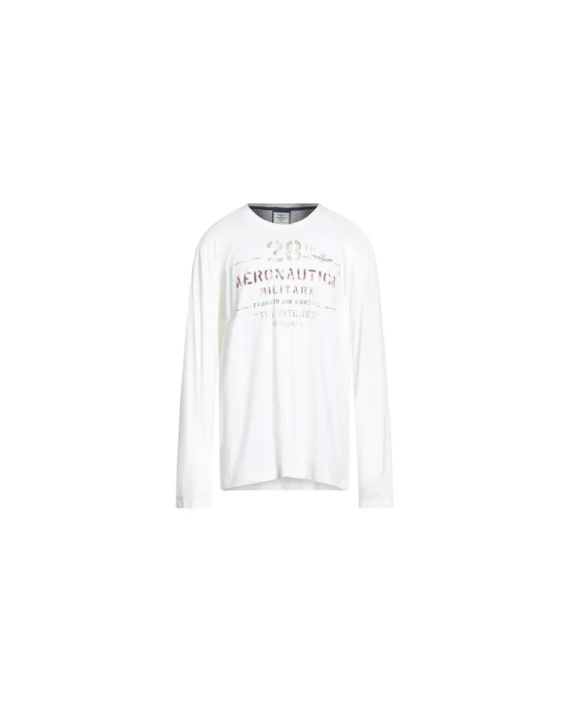 Aeronautica Militare TOPS - T-shirtsauf YOOX.COM Elfenbein