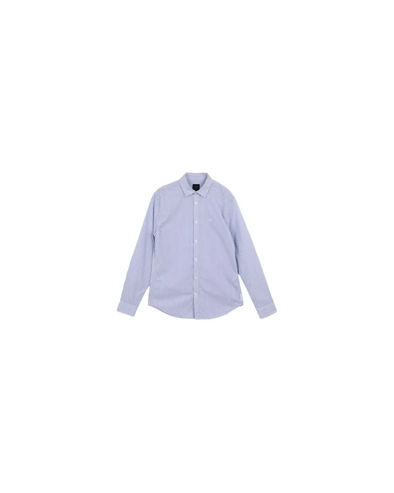 Armani Exchange TOPS - Hemdenauf YOOX.COM Taubenblau