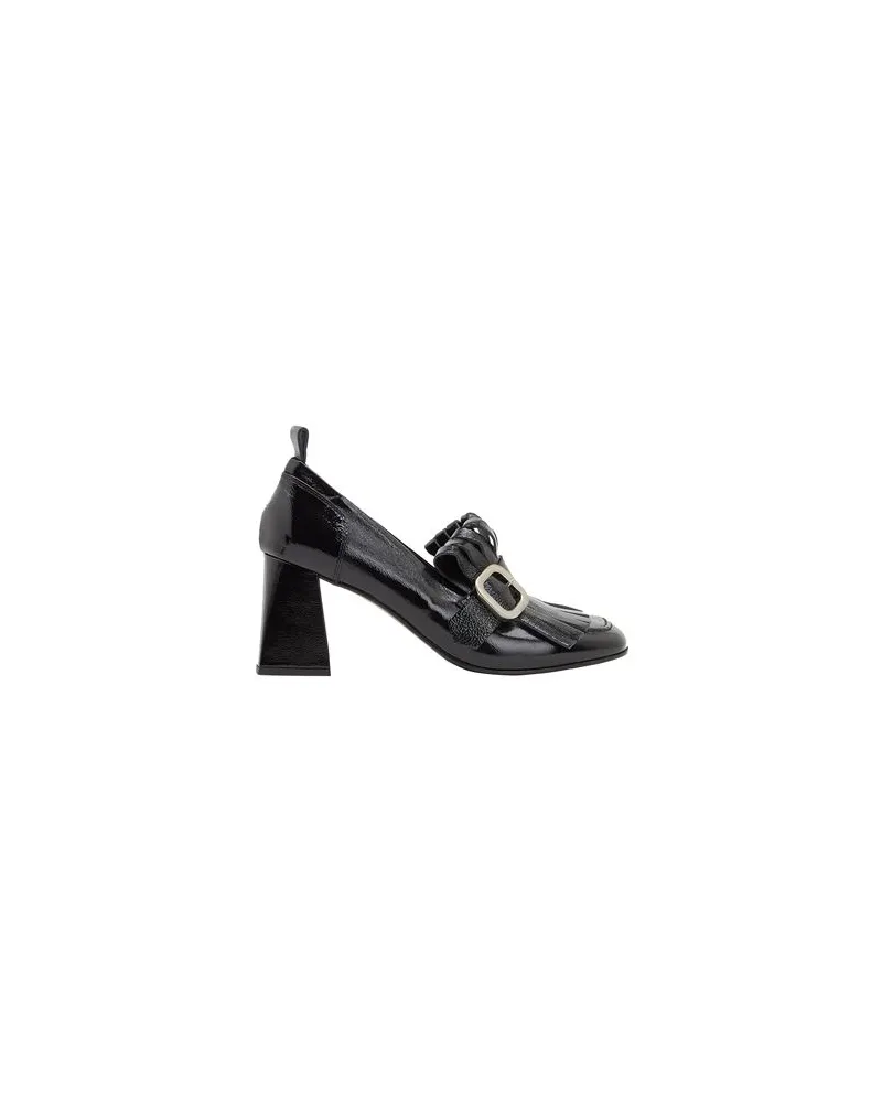 8 by Yoox PATENT LEATHER FRINGE-DETAIL LOAFER  - SCHUHE - Mokassinsauf YOOX.COM Schwarz
