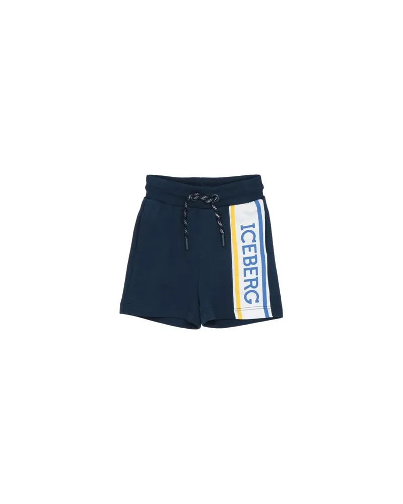 Iceberg HOSEN & RÖCKE - Shorts & Bermudashortsauf YOOX.COM Nachtblau