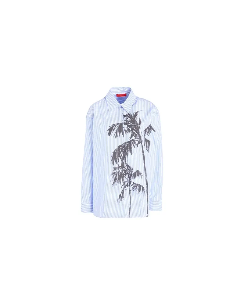 MAX&Co. LAMBERT  - TOPS - Hemdenauf YOOX.COM Hellblau