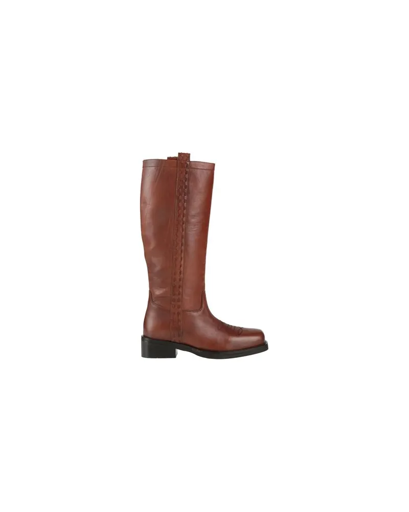 Emanuelle Vee SCHUHE - Stiefelauf YOOX.COM Lederfarben