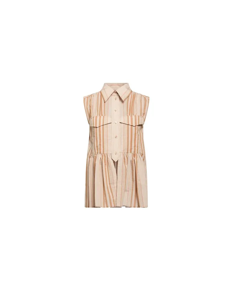 Alberta Ferretti TOPS - Hemdenauf YOOX.COM Beige