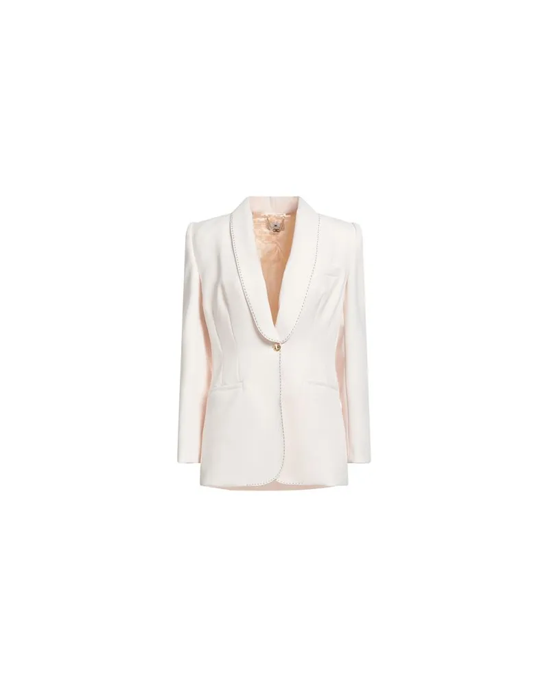 Elisabetta Franchi ANZÜGE und CO-ORDS - Blazersauf YOOX.COM Elfenbein