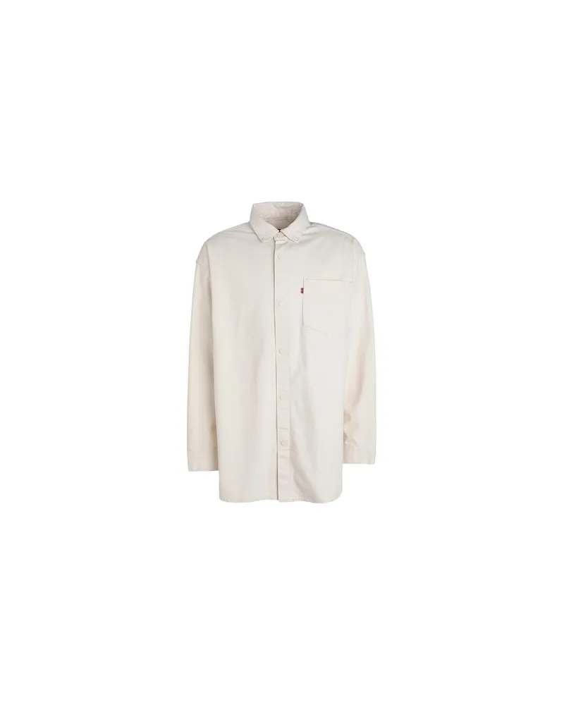 Levi's MT-SHIRTS DENIM  - TOPS - Jeanshemdenauf YOOX.COM Elfenbein
