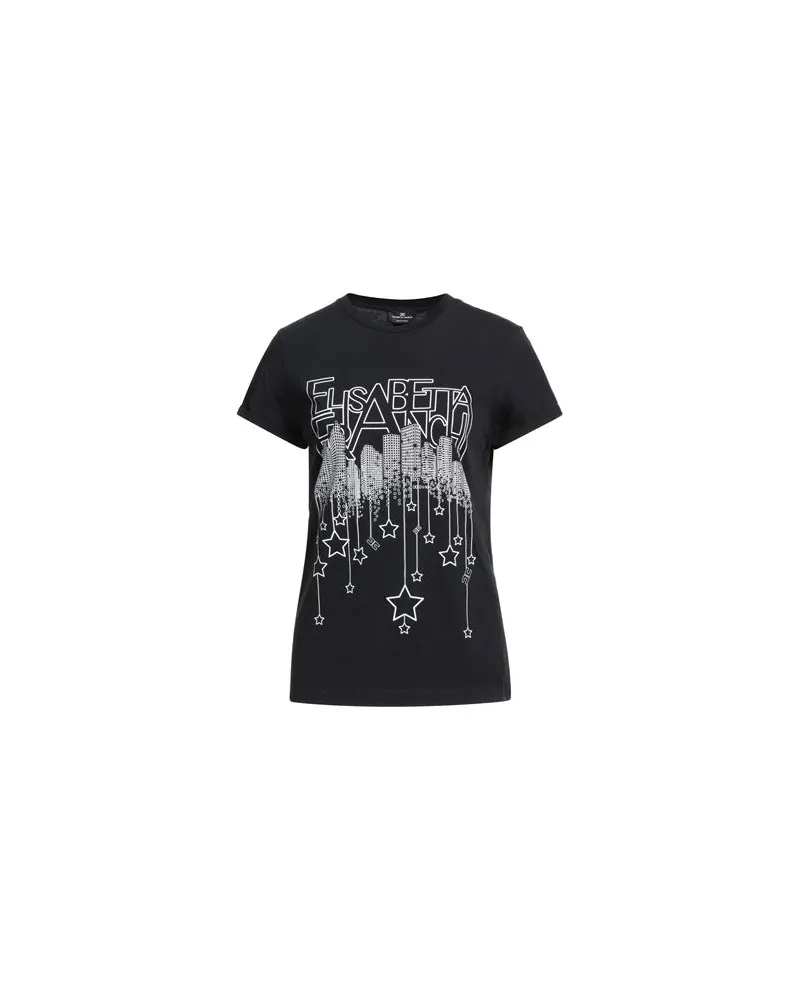 Elisabetta Franchi TOPS - T-shirtsauf YOOX.COM Schwarz
