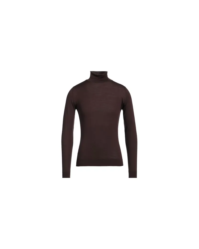 John Smedley STRICKWAREN - Rollkragenpulloverauf YOOX.COM Schokobraun