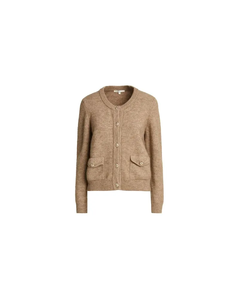 Maje STRICKWAREN - Strickjackenauf YOOX.COM Sand