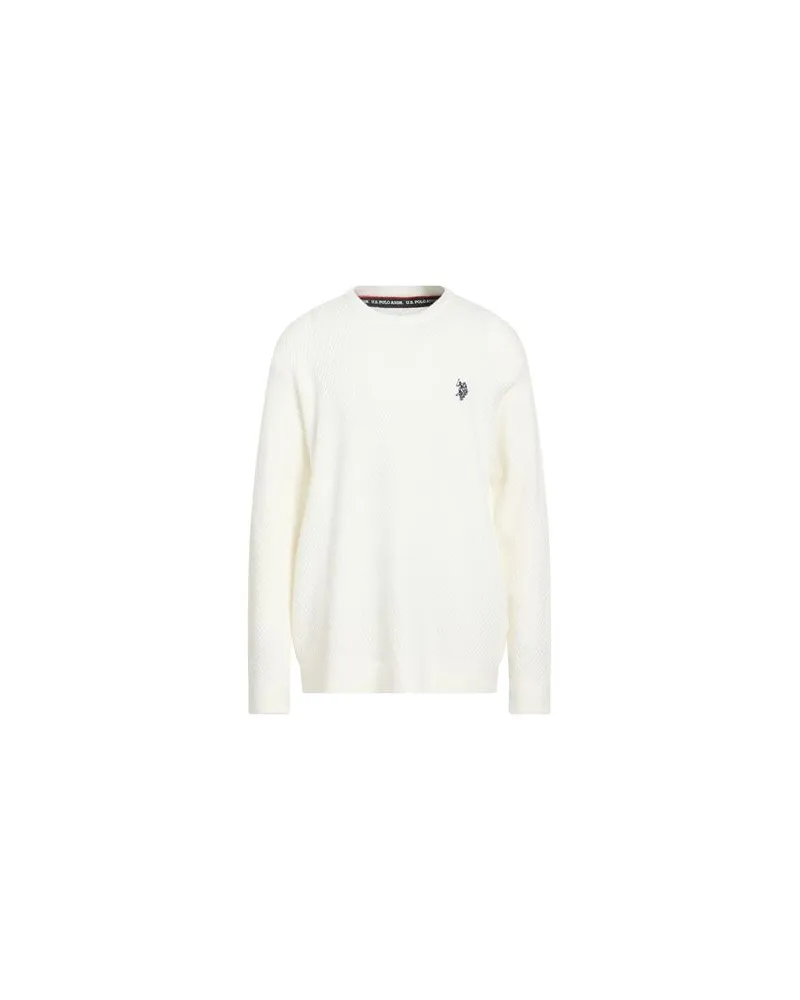 U.S. Polo Assn.  STRICKWAREN - Pulloverauf YOOX.COM Elfenbein