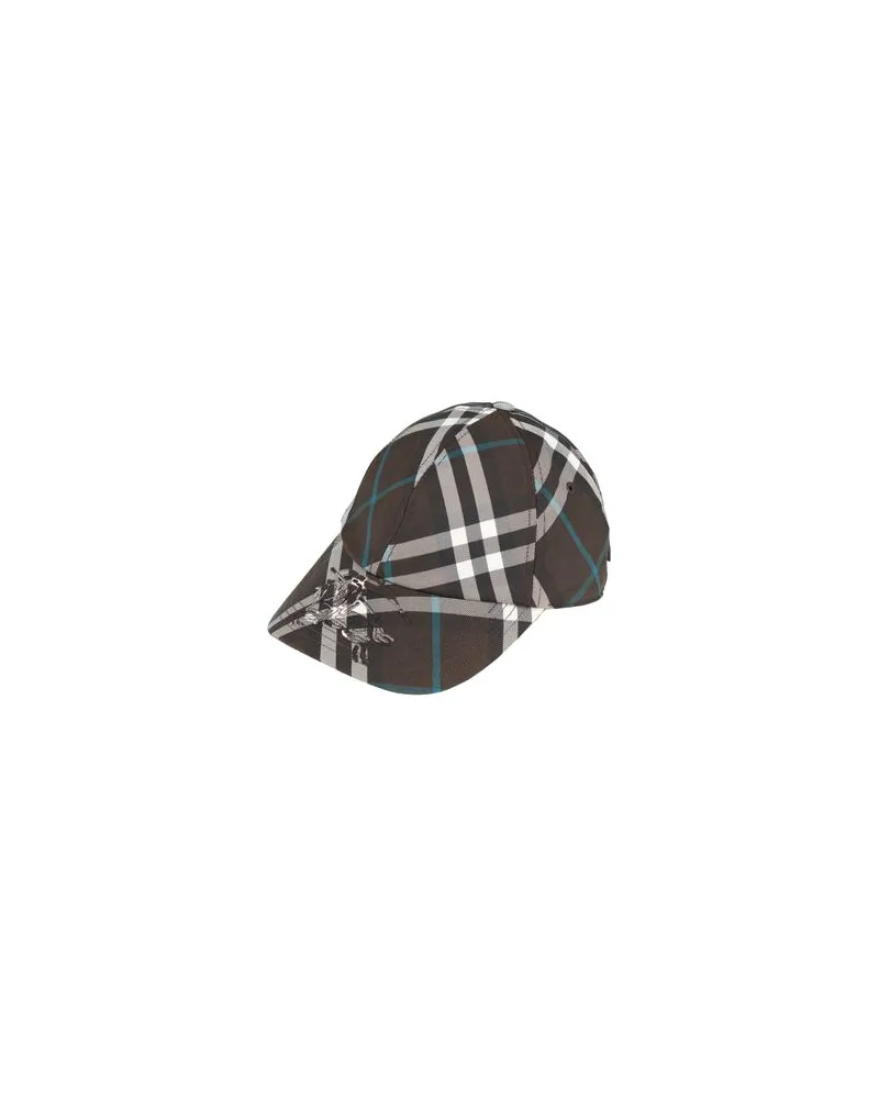 Burberry ACCESSOIRES - Mützen & Hüteauf YOOX.COM Dunkelbraun