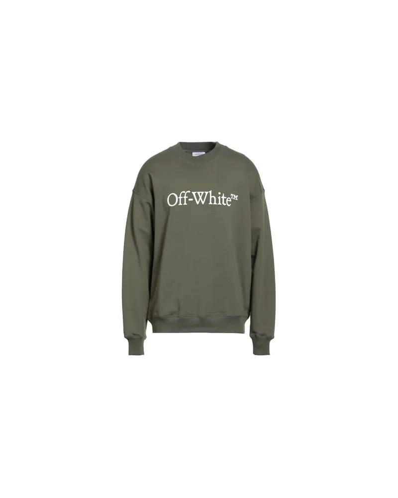 OFF-WHITE TOPS - Sweatshirtsauf YOOX.COM Militärgrün