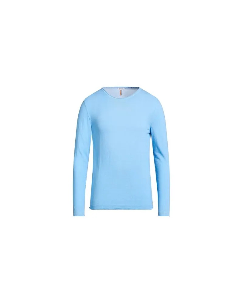 DISTRETTO12 STRICKWAREN - Pulloverauf YOOX.COM Azurblau