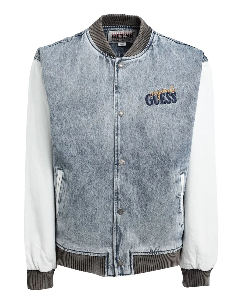 Guess Jeansjacke/-mantel Blau