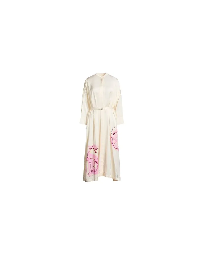 Jil Sander KLEIDER - Maxi-Kleiderauf YOOX.COM Cremeweiß