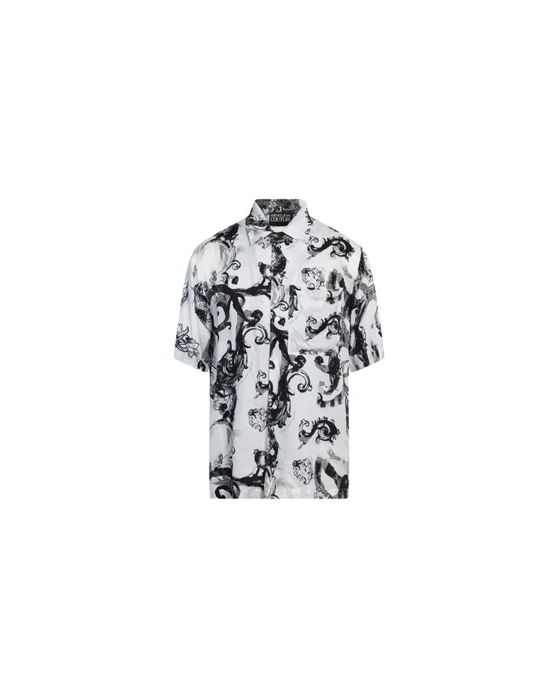 Versace Jeans TOPS - Hemdenauf YOOX.COM Weiß