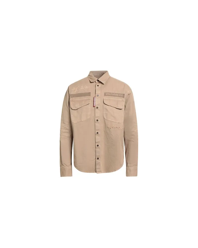 Dsquared2 TOPS - Hemdenauf YOOX.COM Sand