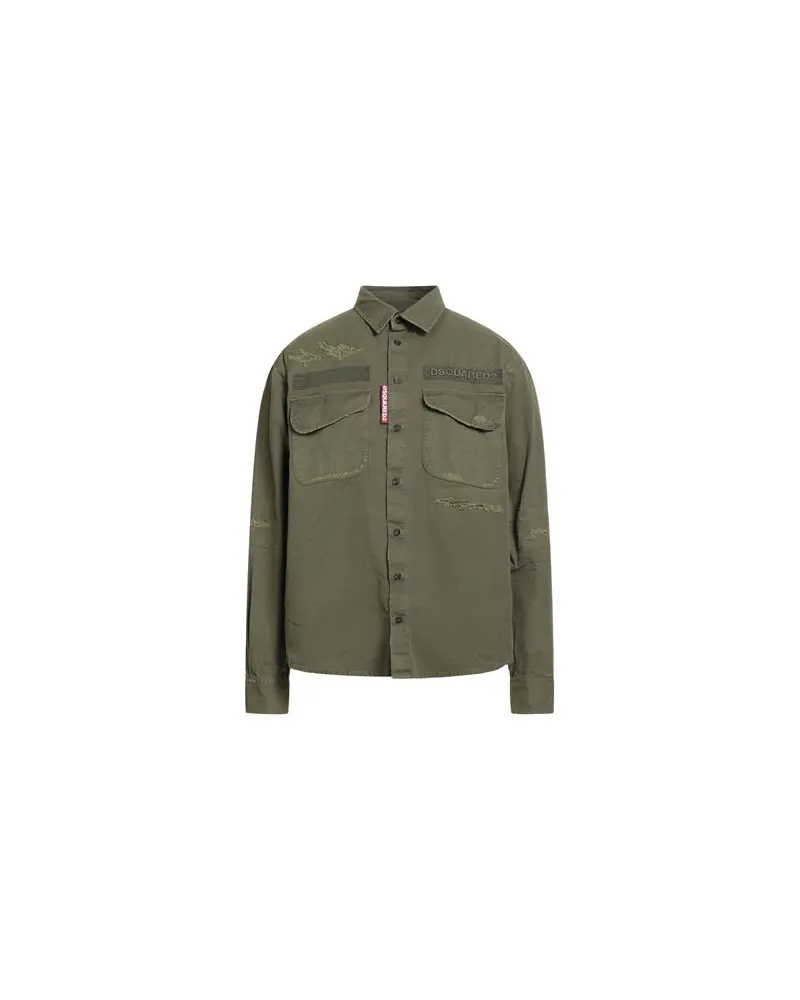 Dsquared2 TOPS - Hemdenauf YOOX.COM Militärgrün