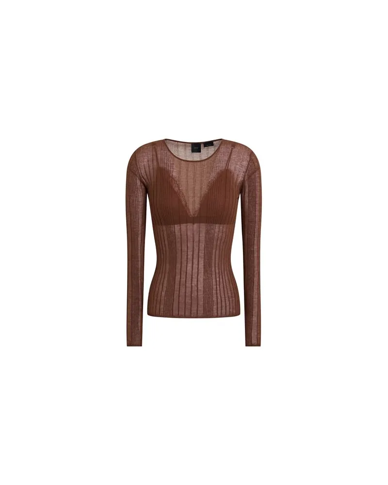 Pinko STRICKWAREN - Pulloverauf YOOX.COM Braun