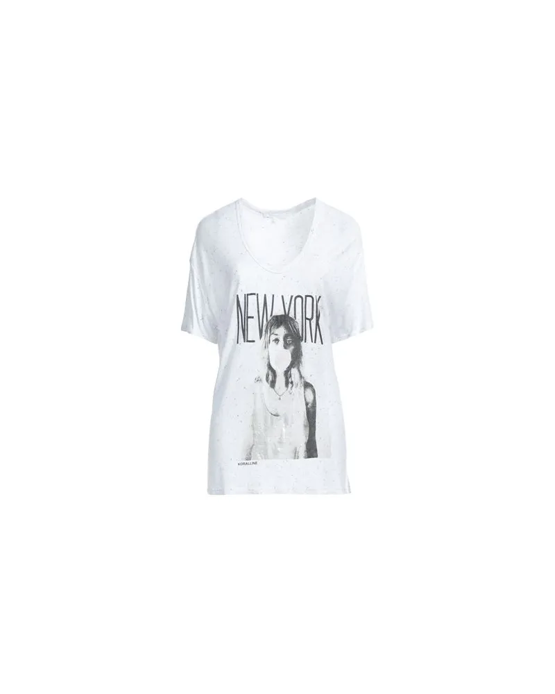 KORALLINE TOPS - T-shirtsauf YOOX.COM Hellgrau