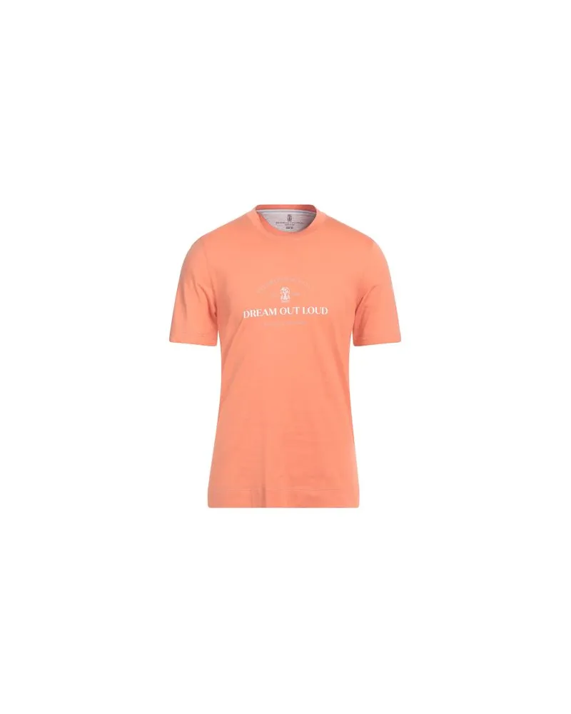 Brunello Cucinelli TOPS - T-shirtsauf YOOX.COM Orange