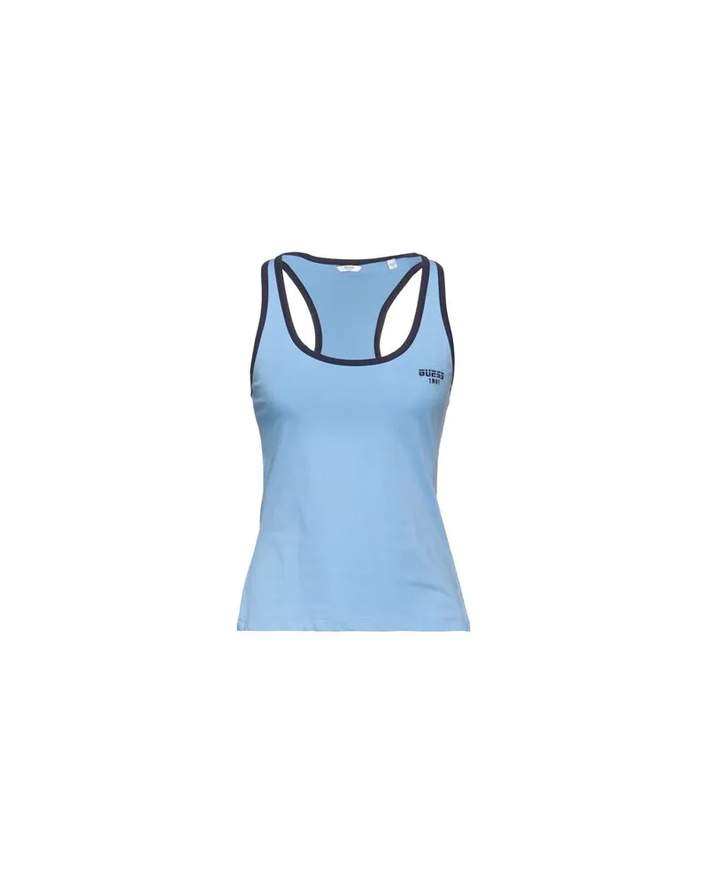 Guess TOPS - Tank Topsauf YOOX.COM Himmelblau