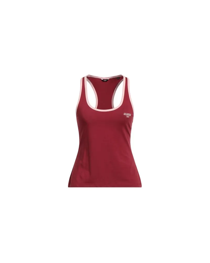 Guess TOPS - Tank Topsauf YOOX.COM Ziegelrot
