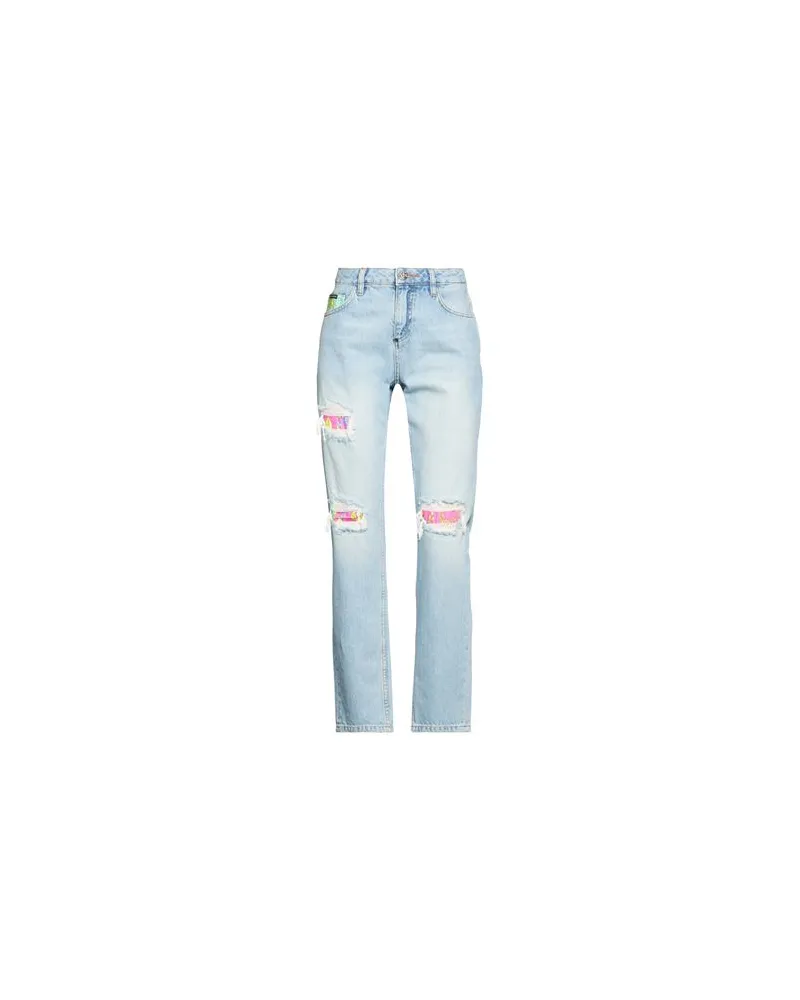 Philipp Plein HOSEN & RÖCKE - Jeanshosenauf YOOX.COM Blau