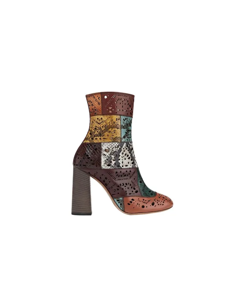 Chloé SCHUHE - Stiefelettenauf YOOX.COM Bordeaux
