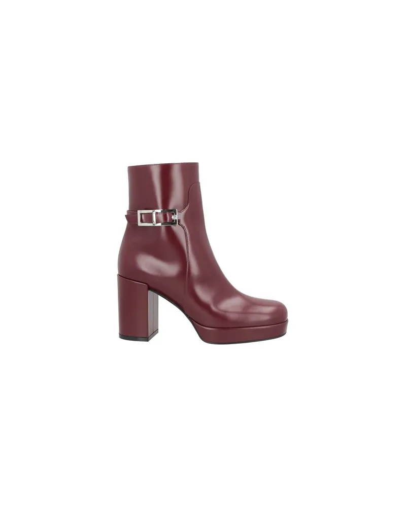 Sergio Rossi SCHUHE - Stiefelettenauf YOOX.COM Bordeaux