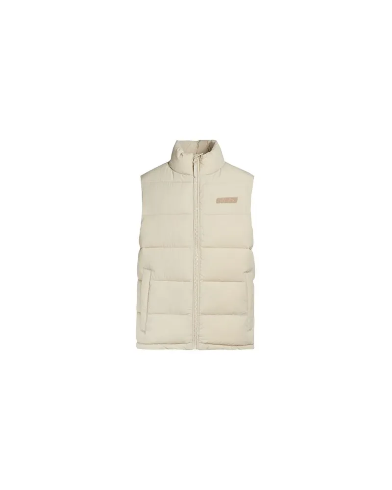 Guess JACKEN & MÄNTEL - Westenauf YOOX.COM Beige