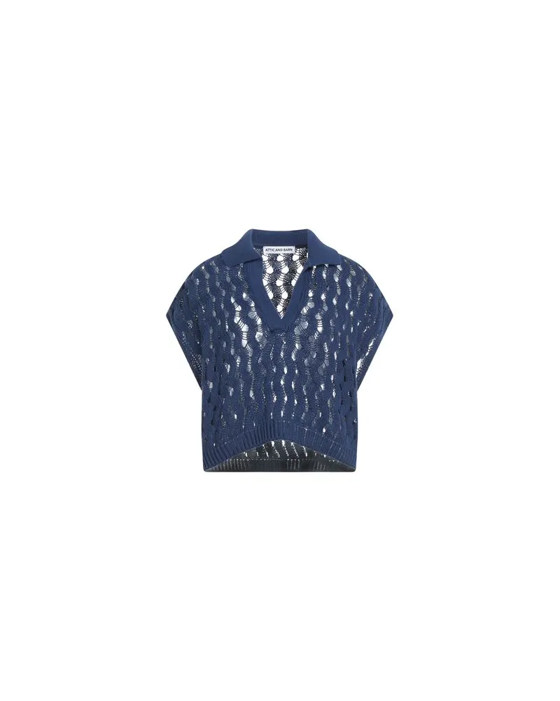 Attic and Barn STRICKWAREN - Pulloverauf YOOX.COM Marineblau