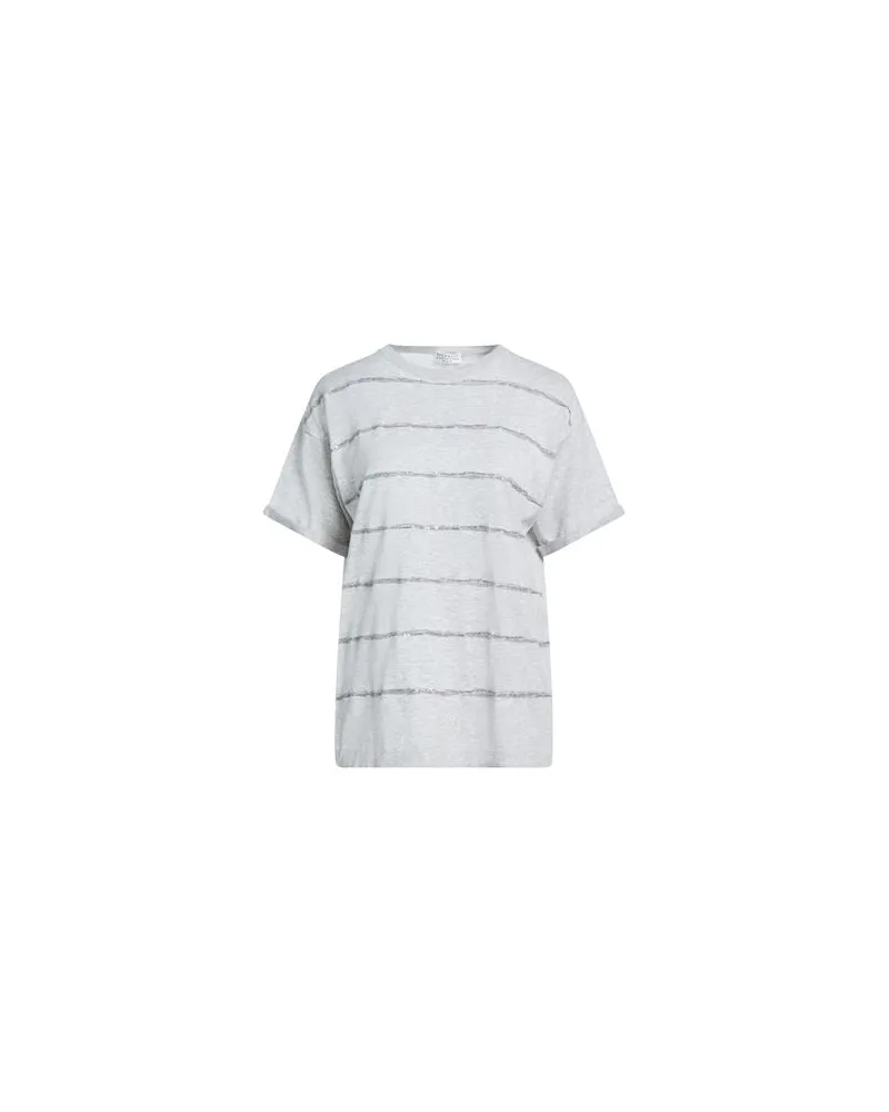 Brunello Cucinelli TOPS - T-shirtsauf YOOX.COM Hellgrau