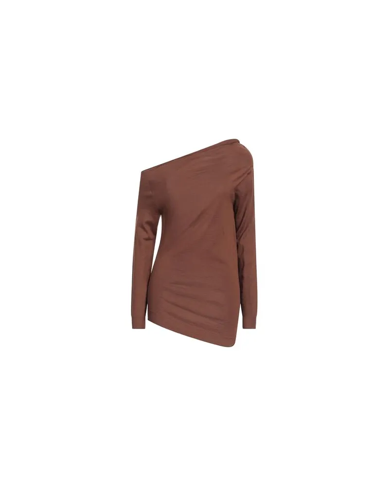 Alberta Ferretti STRICKWAREN - Pulloverauf YOOX.COM Braun