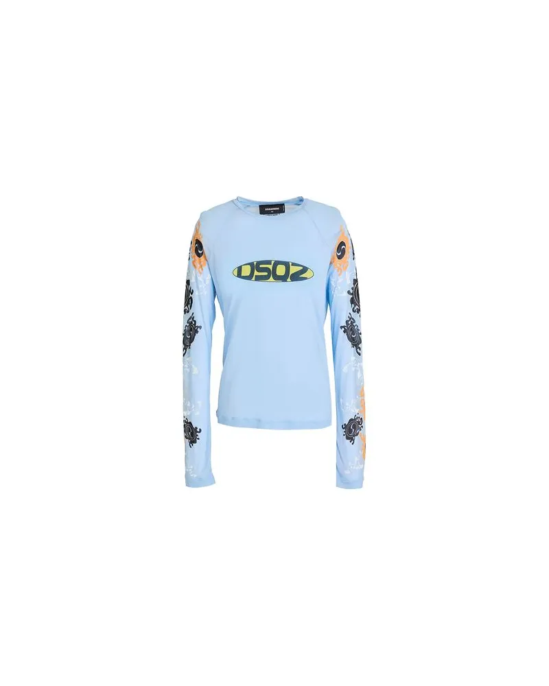 Dsquared2 TOPS - T-shirtsauf YOOX.COM Azurblau