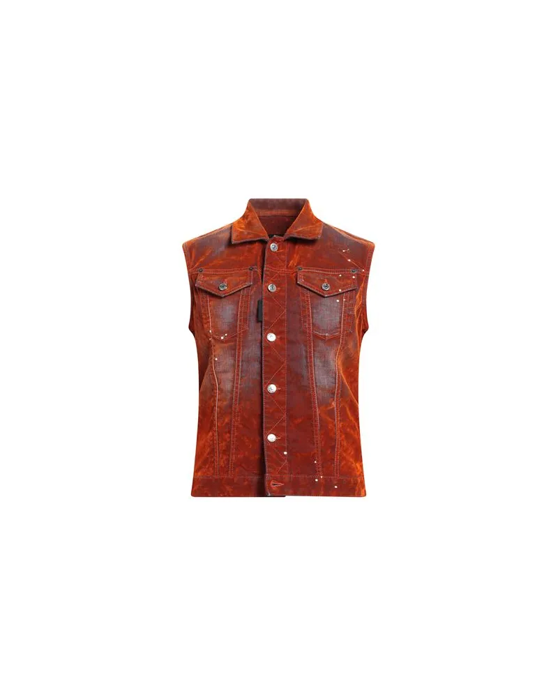 Dsquared2 JACKEN & MÄNTEL - Jeansjacken/Mäntelauf YOOX.COM Rostrot
