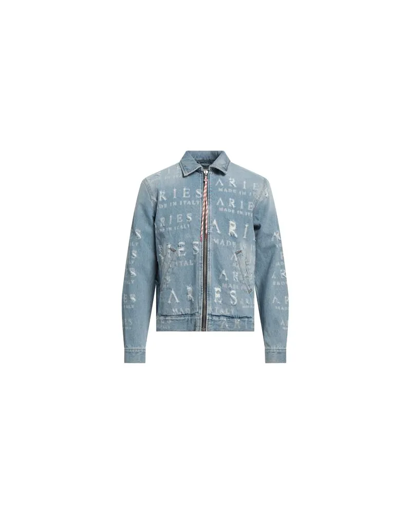 Aries JACKEN & MÄNTEL - Jeansjacken/Mäntelauf YOOX.COM Blau