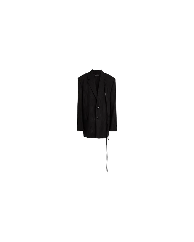 Ann Demeulemeester ANZÜGE und CO-ORDS - Blazersauf YOOX.COM Schwarz