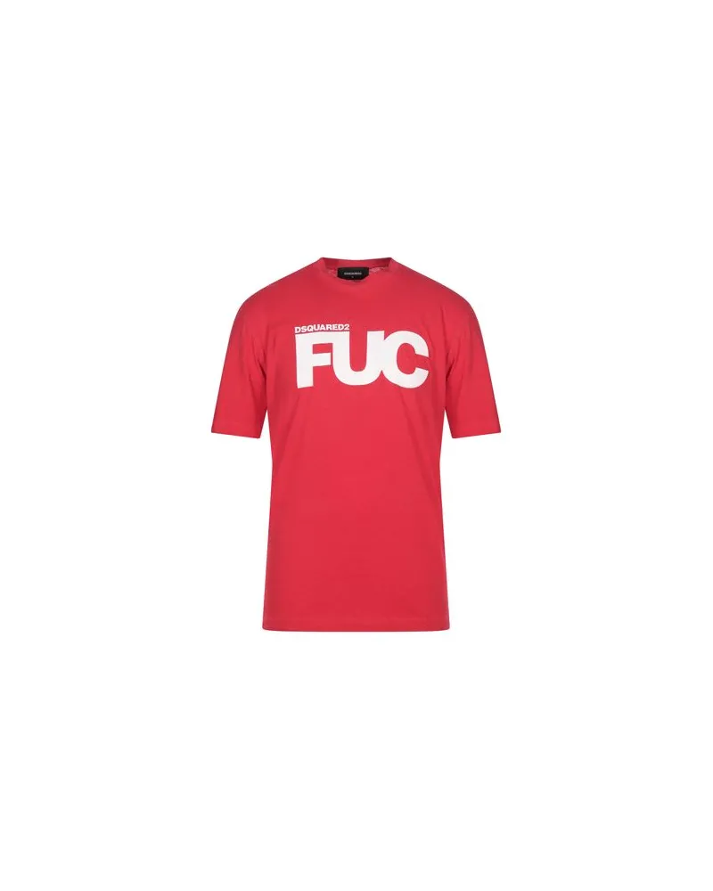 Dsquared2 TOPS - T-shirtsauf YOOX.COM Rot