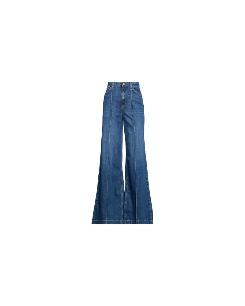 Twin-Set HOSEN & RÖCKE - Jeanshosenauf YOOX.COM Blau