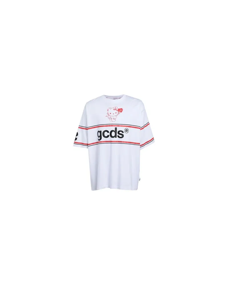 GCDS TOPS - T-shirtsauf YOOX.COM Weiß