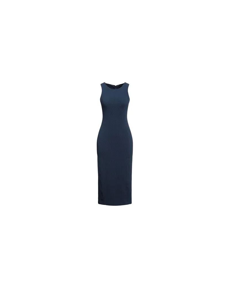 Emporio Armani KLEIDER - Midi-Kleiderauf YOOX.COM Marineblau