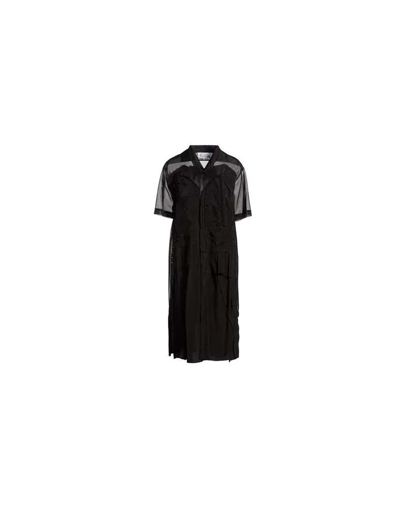 Maison Margiela KLEIDER - Midi-Kleiderauf YOOX.COM Schwarz