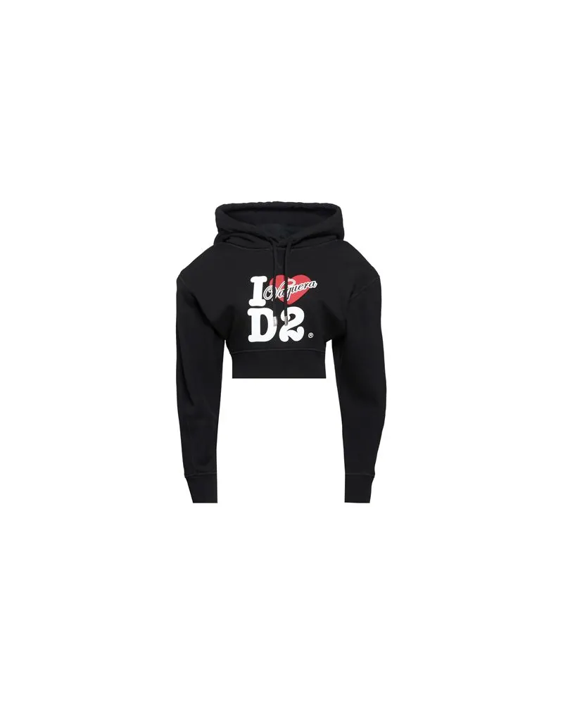 Dsquared2 TOPS - Sweatshirtsauf YOOX.COM Schwarz