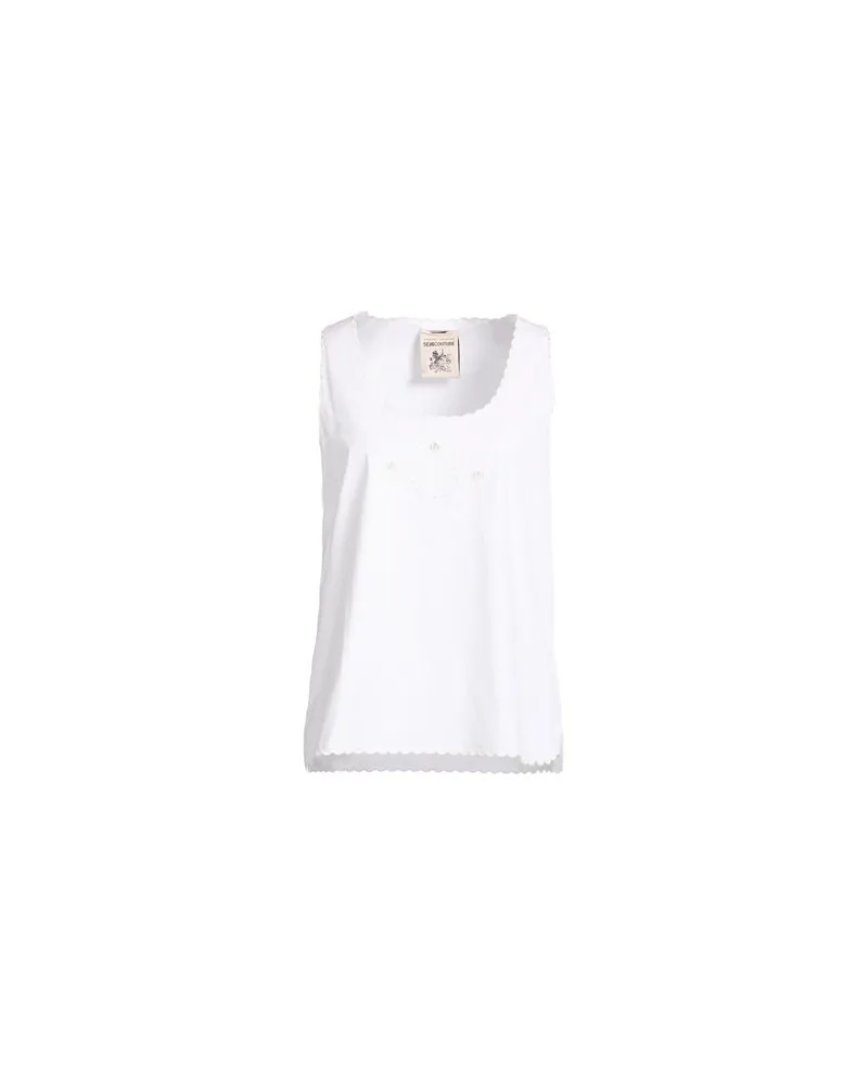 Semicouture TOPS - Topsauf YOOX.COM Weiß