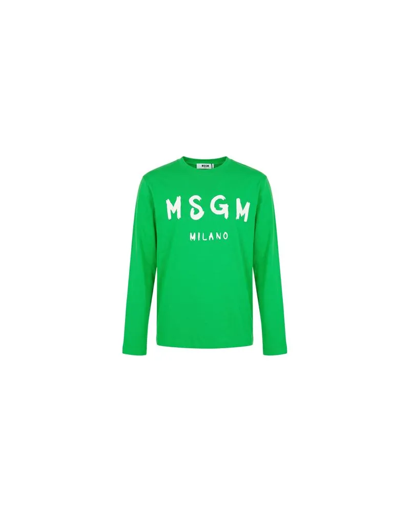 MSGM TOPS - T-shirtsauf YOOX.COM Grün