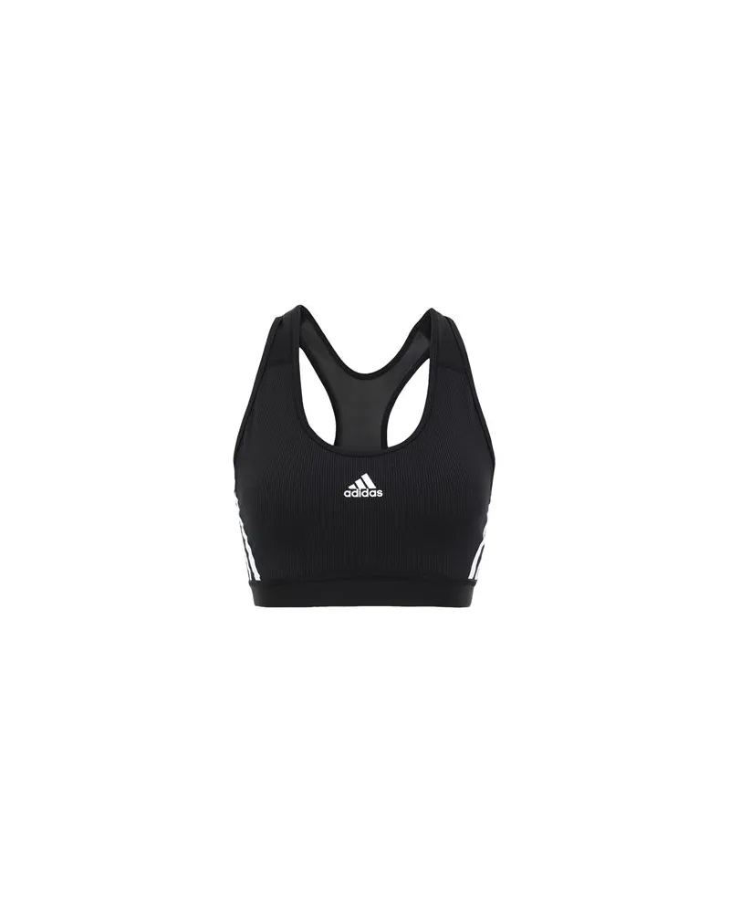 adidas BT 3S RIB BRA  - TOPS - Topsauf YOOX.COM Schwarz